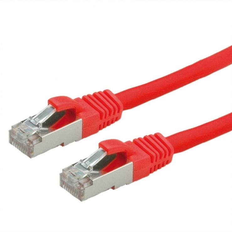 Imagine Cablu retea SFTP Cat.6 rosu, LSOH, 7m, Value 21.99.1271